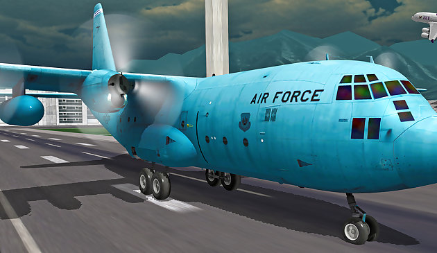 Simulador de vuelo libre de aviones