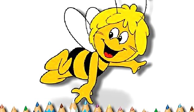 Maja the Bee Coloring Book