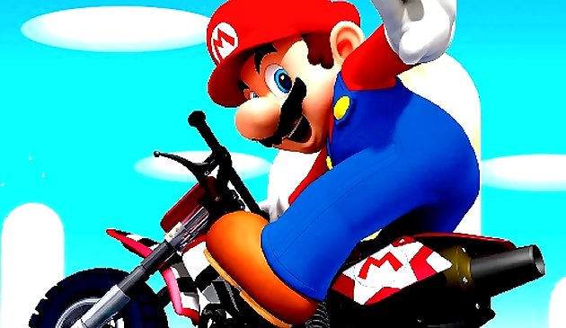 Супер Марио на заднем колесе