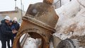 На Метелевском водозаборе в Тюмени задвижки меняют на глубине 12 метров