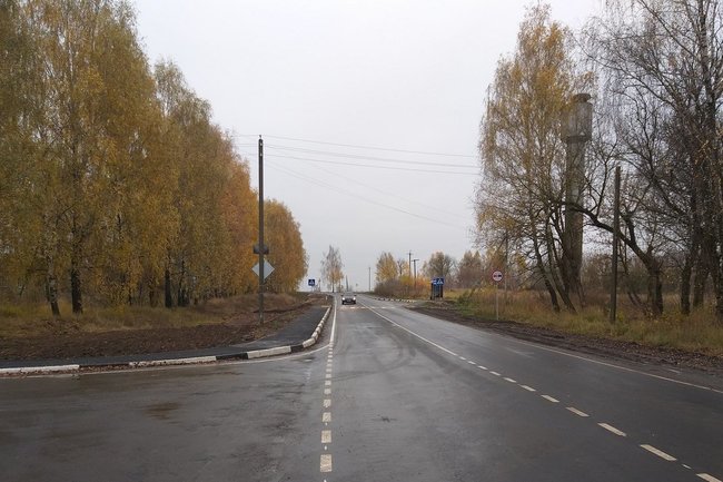 В Трубчевском районе реконструировали сельские дороги