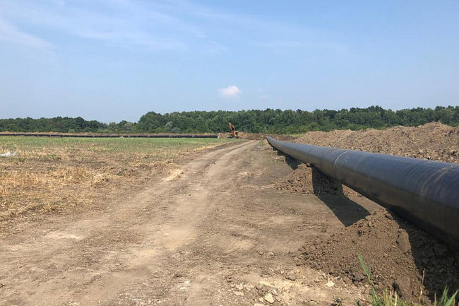 На Кубани подходит к концу строительство первого участка Троицкого водопровода