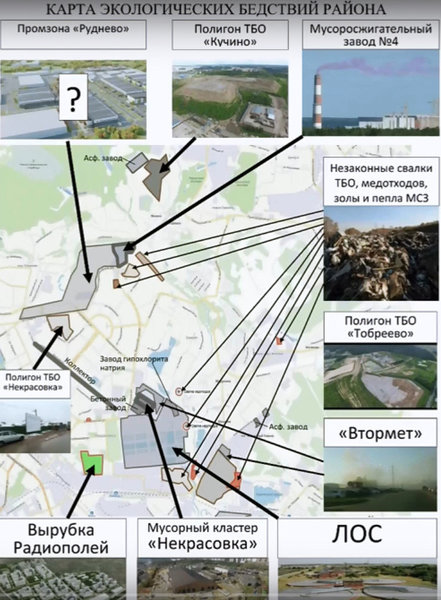 Промзона руднево карта