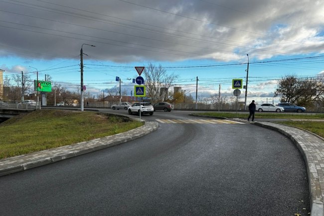 Развязку отремонтировали по нацпроекту на проспекте Ленина в Нижнем Новгороде