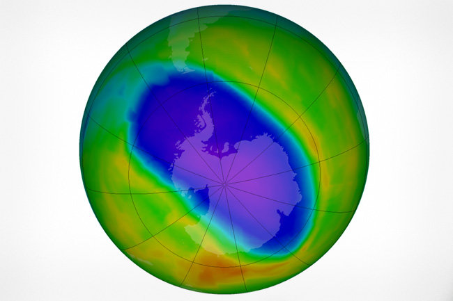 Карта озоновых дыр земли онлайн