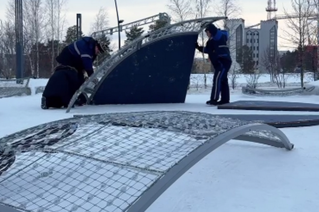 Подготовка к Новому году в ноябрьске