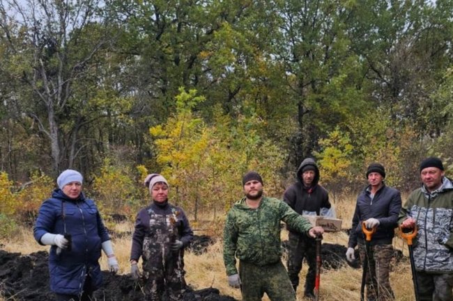 В Медвенском районе высадили 18,8 тысячи сеянцев дуба