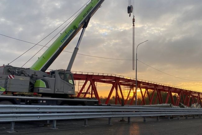 В Курске завершается первый этап строительства Красного моста