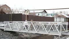 Новый пешеходный мост установили по инициативе нижегородцев в Автозаводском районе