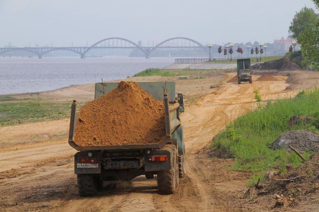 укрепление берегов Волги Рыбинск 