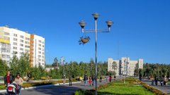 Центральный фонтан Ноябрьска официально открыл летний сезон