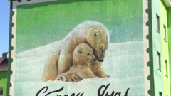 На домах в Лабытнанги рисуют медведицу, счастливую семью и биатлонистку
