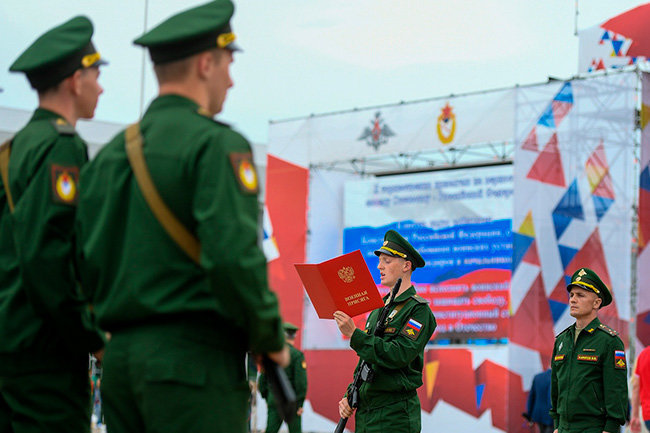 военная присяга солдат армия