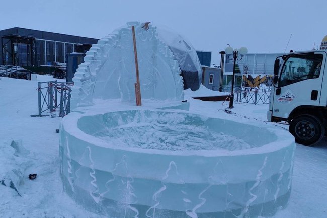 Ледовый городок в Салехарде