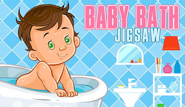Jigsaw de banho de bebê