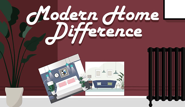Diferencia de hogar moderna