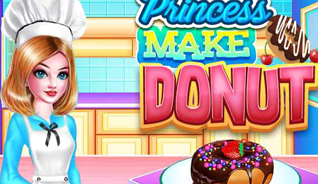 Prinzessin machen Donut