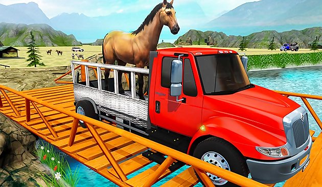 农场动物运输卡车游戏