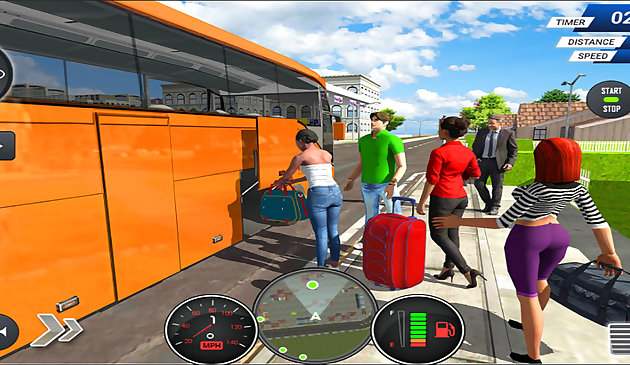 Mabigat coach bus Simulation Game