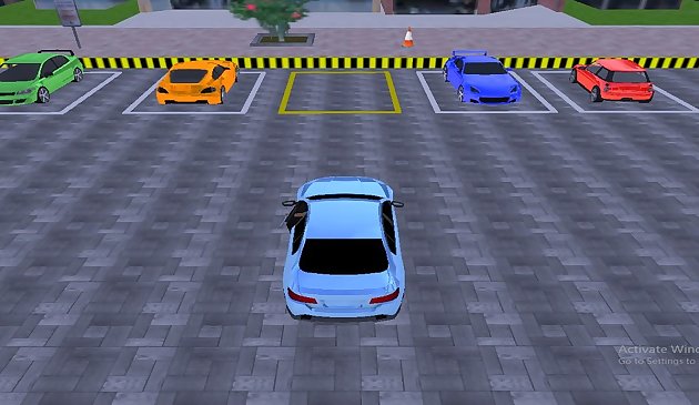 Jogo simulador de estacionamento de garagem
