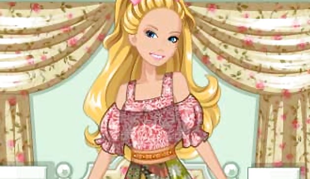 La robe paysanne patchwork de Barbie