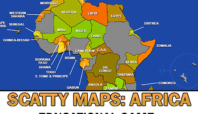 Scatty خرائط أفريقيا