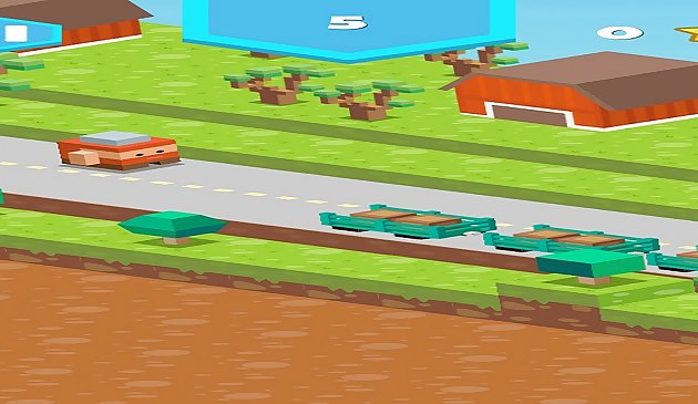 Blocky Road Runner Juego 2D