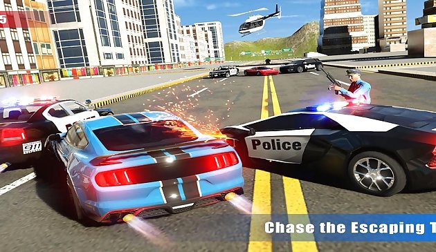 Гранд погоня полицейского автомобиля: драйв гонки 2020