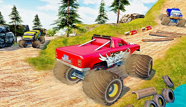 Monster Truck Racing : Simulator Mengemudi Offroad