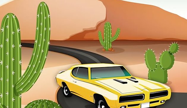 Гонка автомобиля пустыни