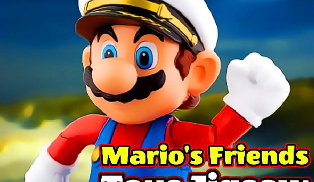 Mario's Friends Spielzeug Puzzle