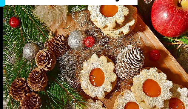 クリスマスベイククッキージグソーパズル