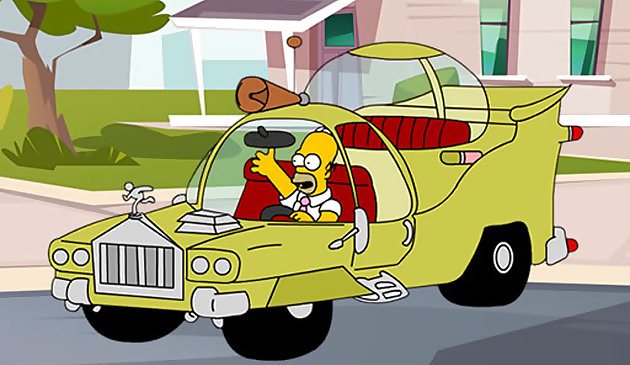 Il puzzle dell'auto dei Simpson