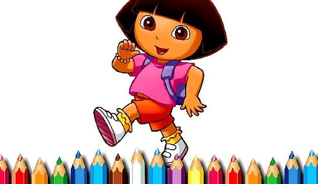 BTS Dora Coloring বই