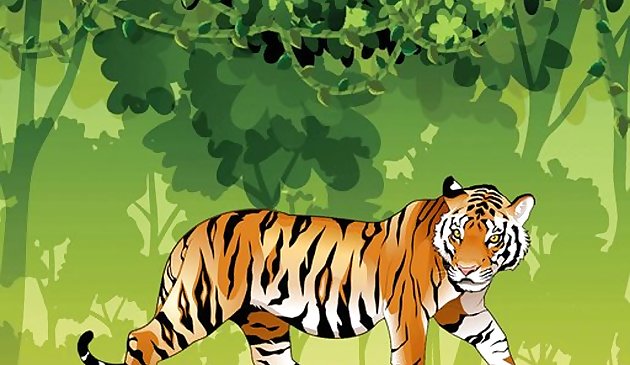 Сердитый тигр раскраска