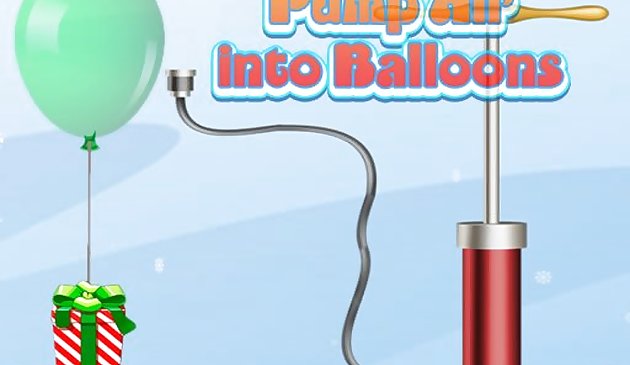 Luft in Ballon pumpen