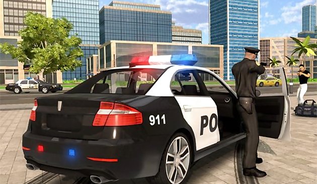 Cartone animato Police Car Slide