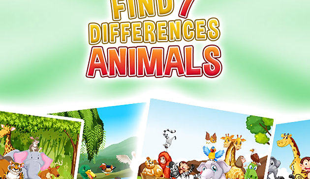 البحث عن 7 اختلافات - الحيوانات