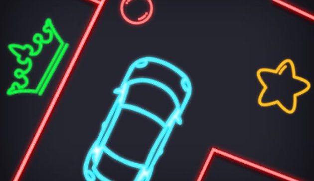 Quebra-cabeça de carro Neon