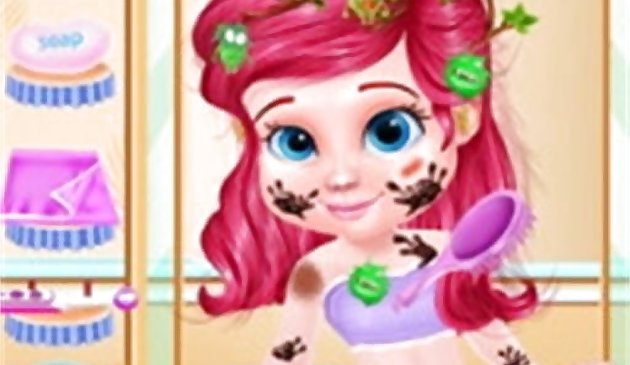 Messy Little Mermaid Makeover-Gioco