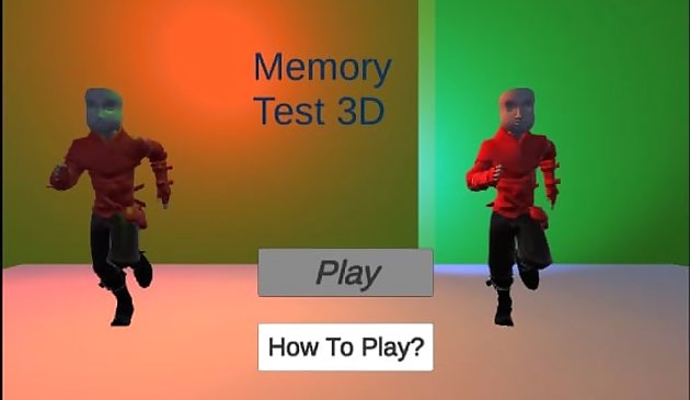 Teste de memória 3D