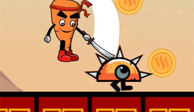 Corridore ninja della carota