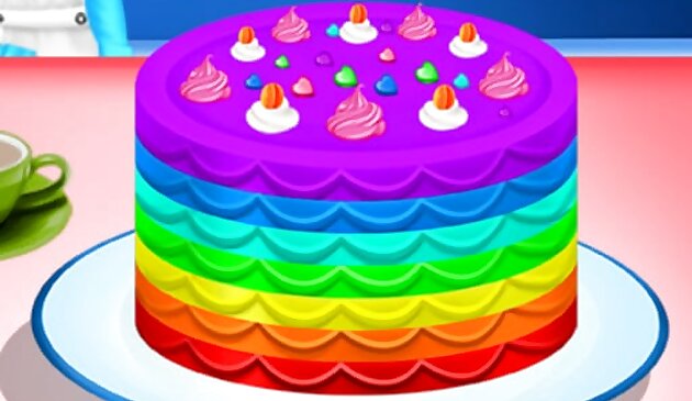 烹饪彩虹蛋糕