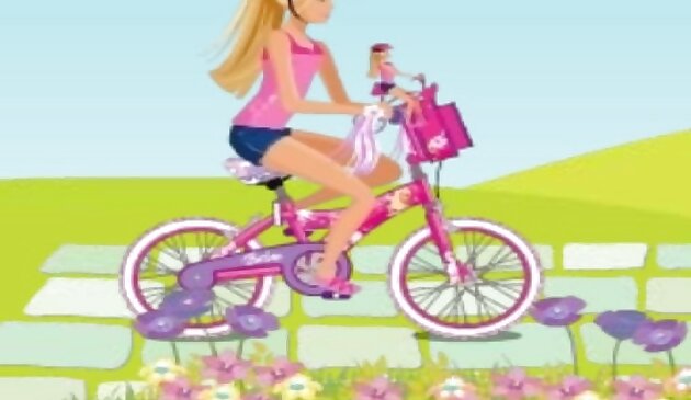 Barbie Rides Bike