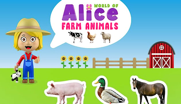Il mondo degli animali della fattoria Alice