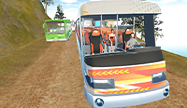 Simulatore di autobus della stazione di collina