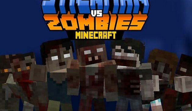 Stickman contro Zombi Minecraft