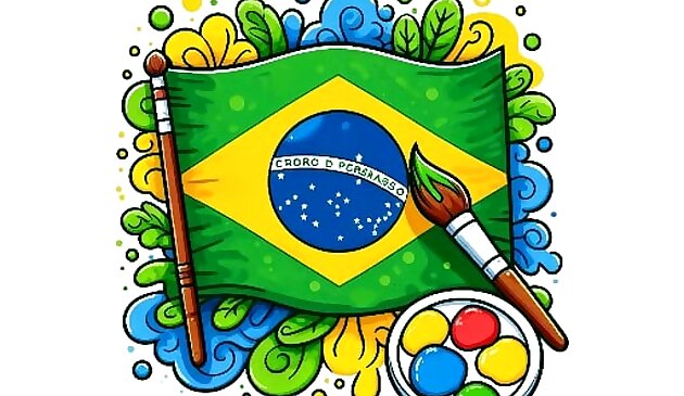 Aventura de colorir no Brasil